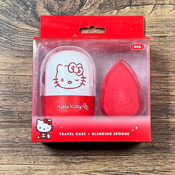Hello Kitty Other - Hello Kitty Red Travel Set with Sponge